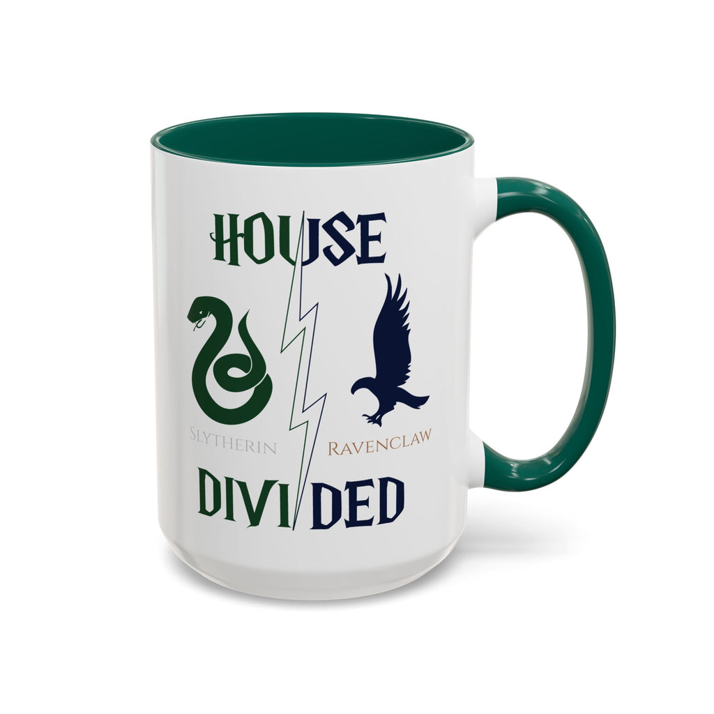 Slytherin Ravenclaw Mug | House Divided Cup | Wizarding Couple Gift