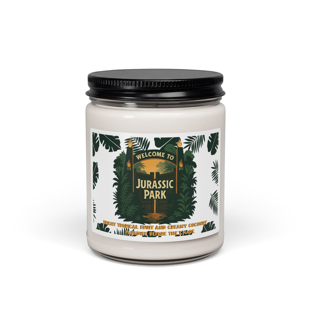 Welcome to Jurassic Park Candle- Tropical Fruit + Coconut Soy Candle