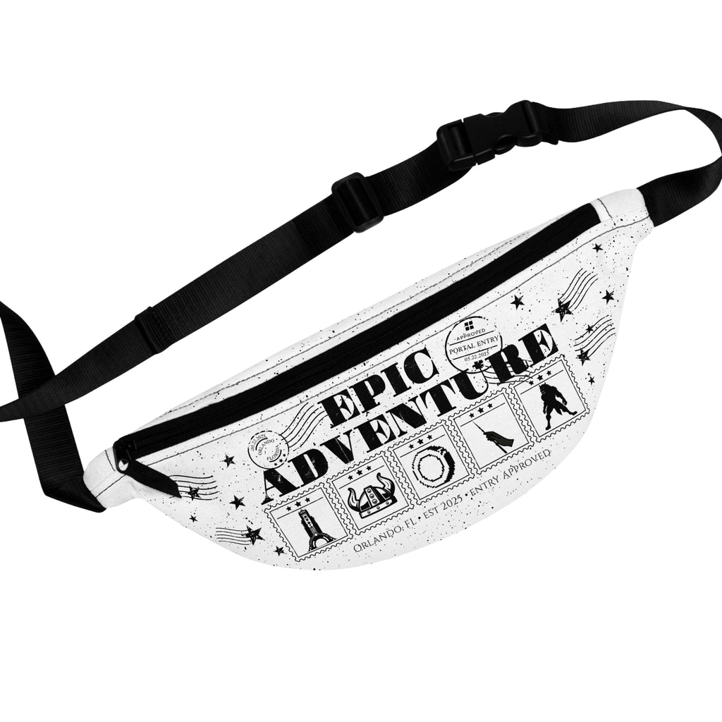 Epic Adventure Fanny Pack- Theme Park Day Bag, Portal Travel Waist Pouch