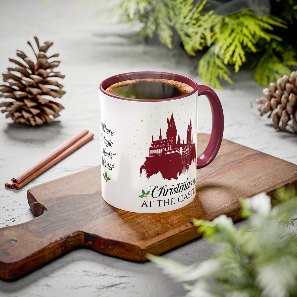 Christmas at the Castle Mug- 11oz Wizard Inspired Holiday Coffee Cup