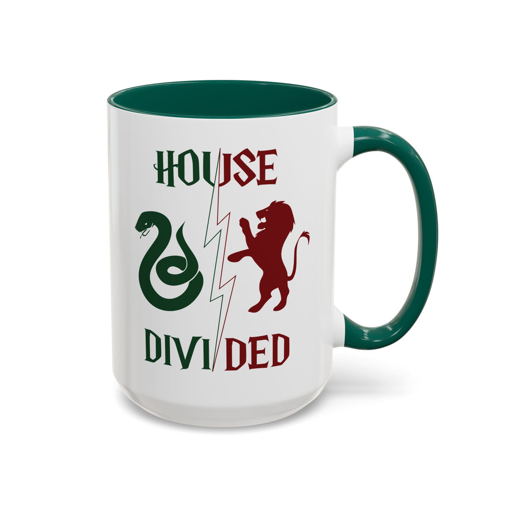 House Divided Rivalry Mug- Serpent + Lion Wizardcore Couple Mug (15oz)