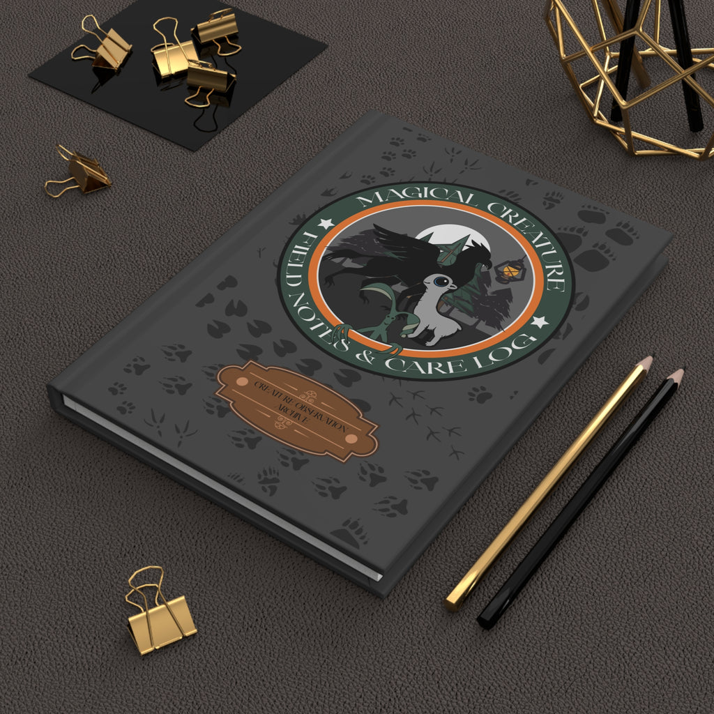 Magical Creature Field Notes Journal- Wizarding World Inspired Notebook- Fantasy Creature Observation Archive