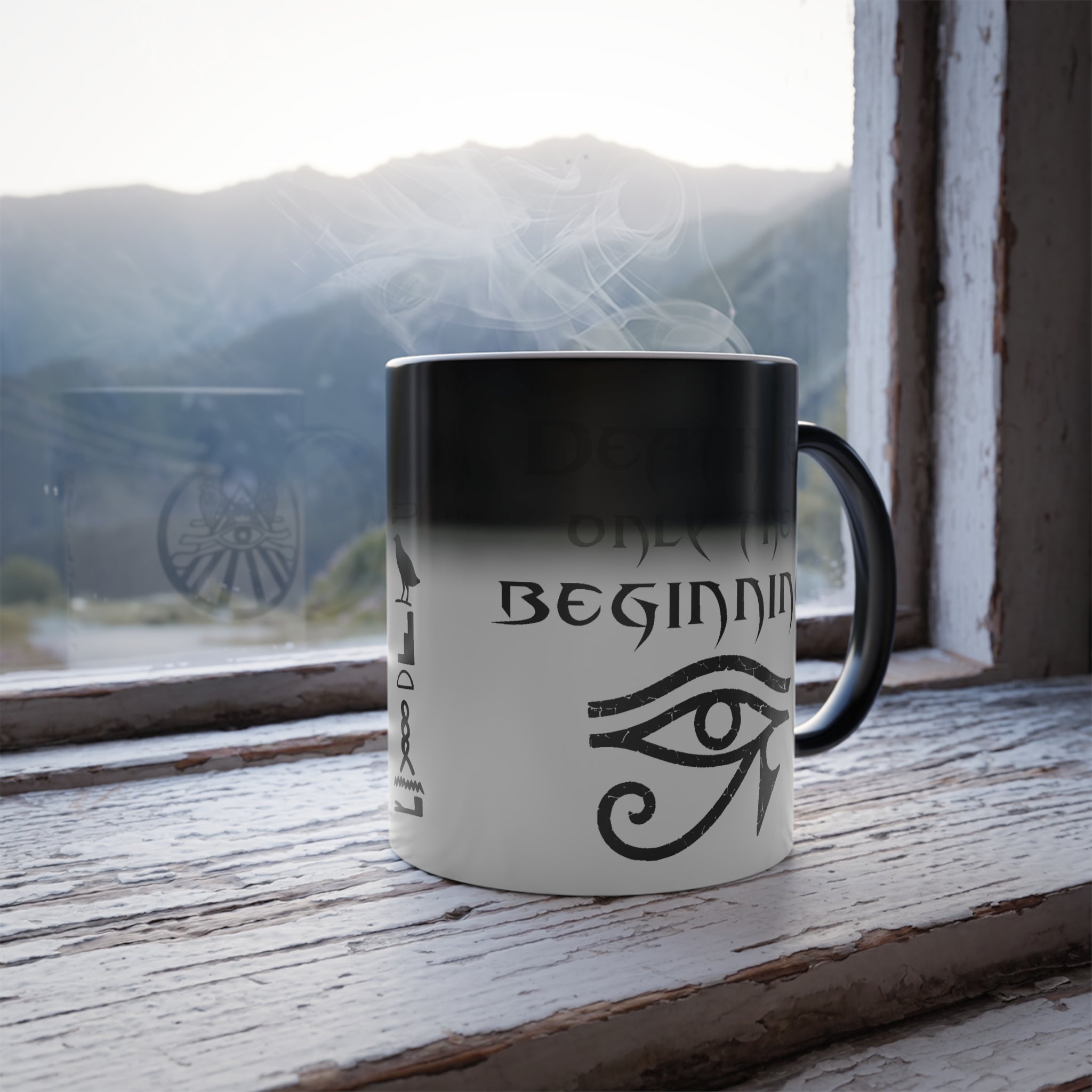 Death Is Only the Beginning Mug – Mummy Ride-Inspired Color-Changing Cup
