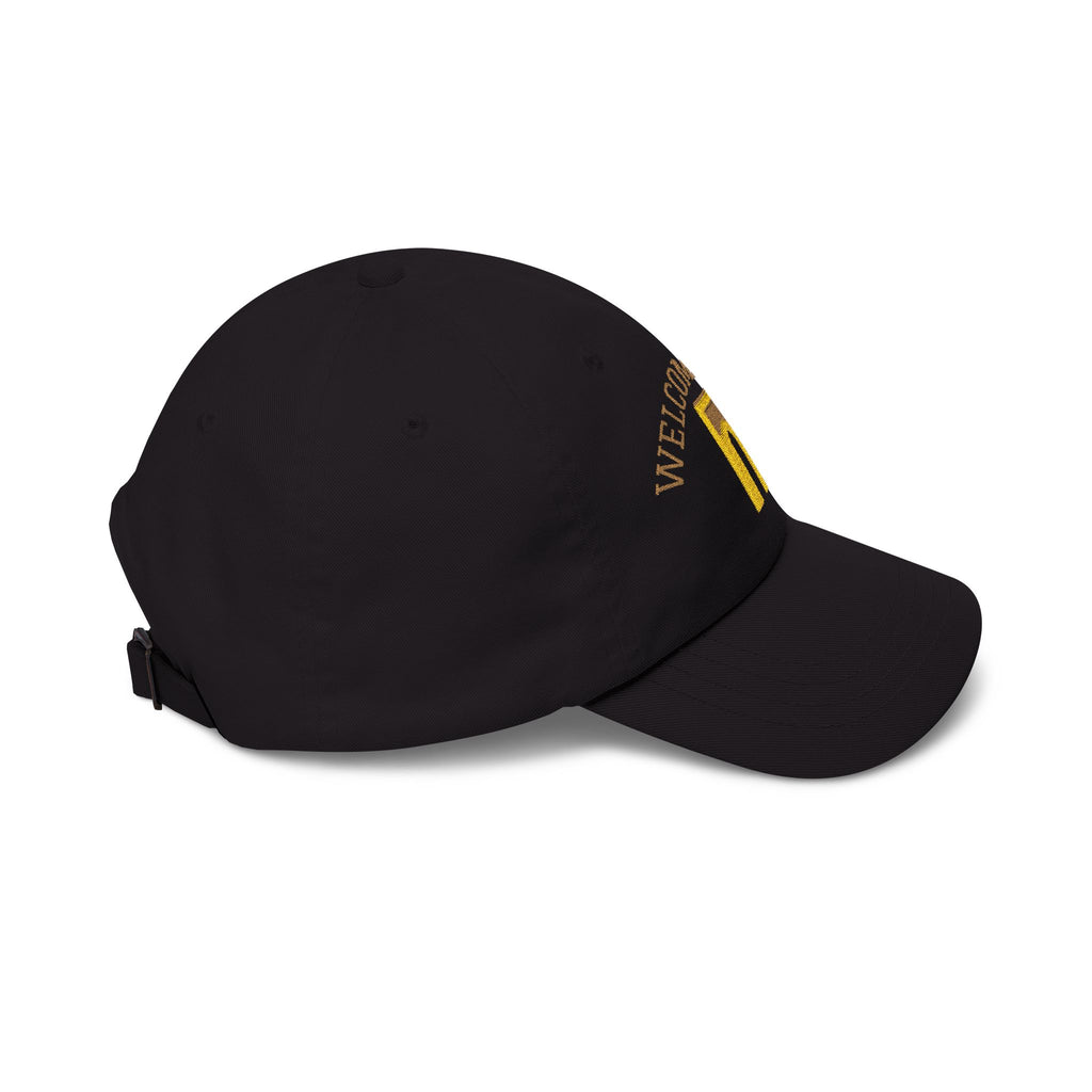 Welcome Home Hat- Embroidered Arch Theme Park Inspired Dad Cap