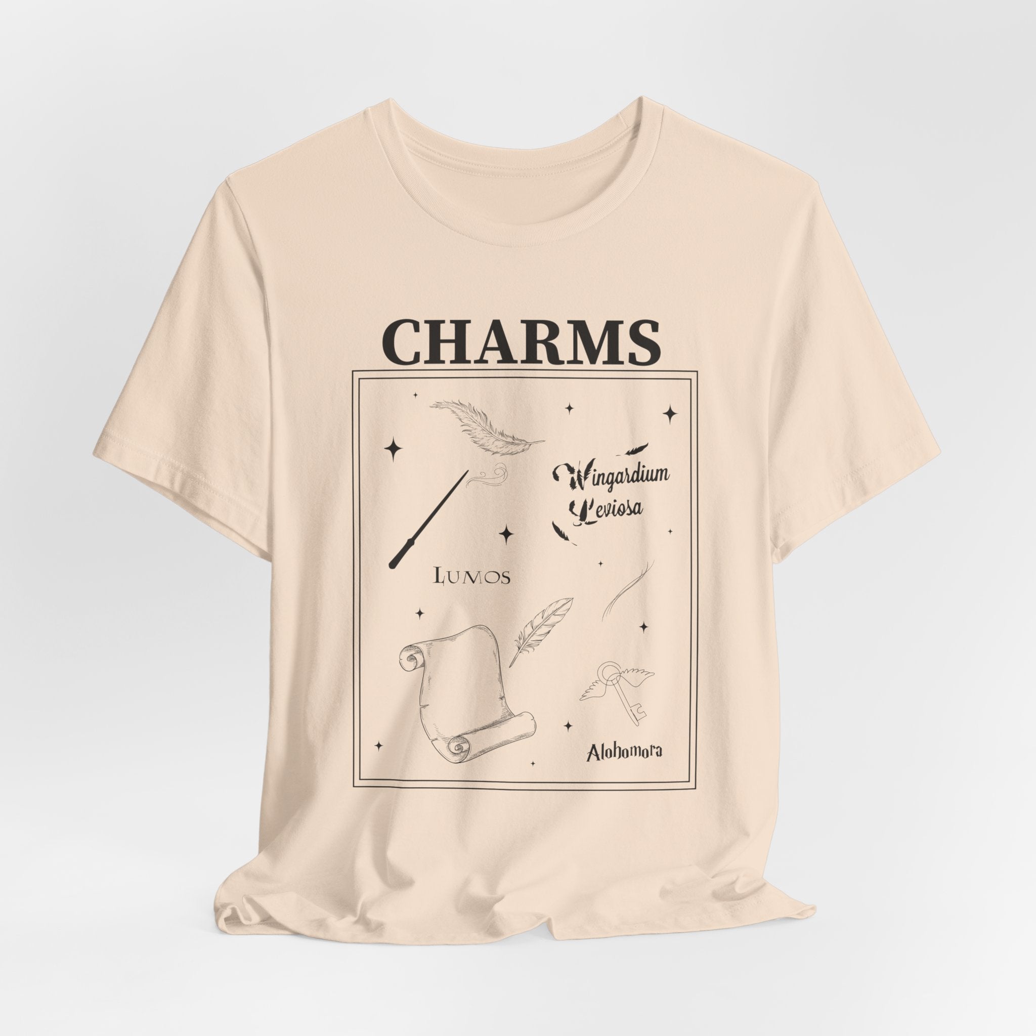 Charms Shirt- Wizard School Spell Tee