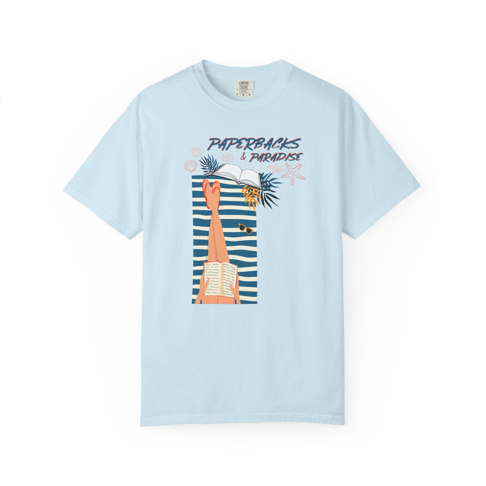 Paperbacks and Paradise Shirt- Beach Reading & Book Lover Vacation Shirt