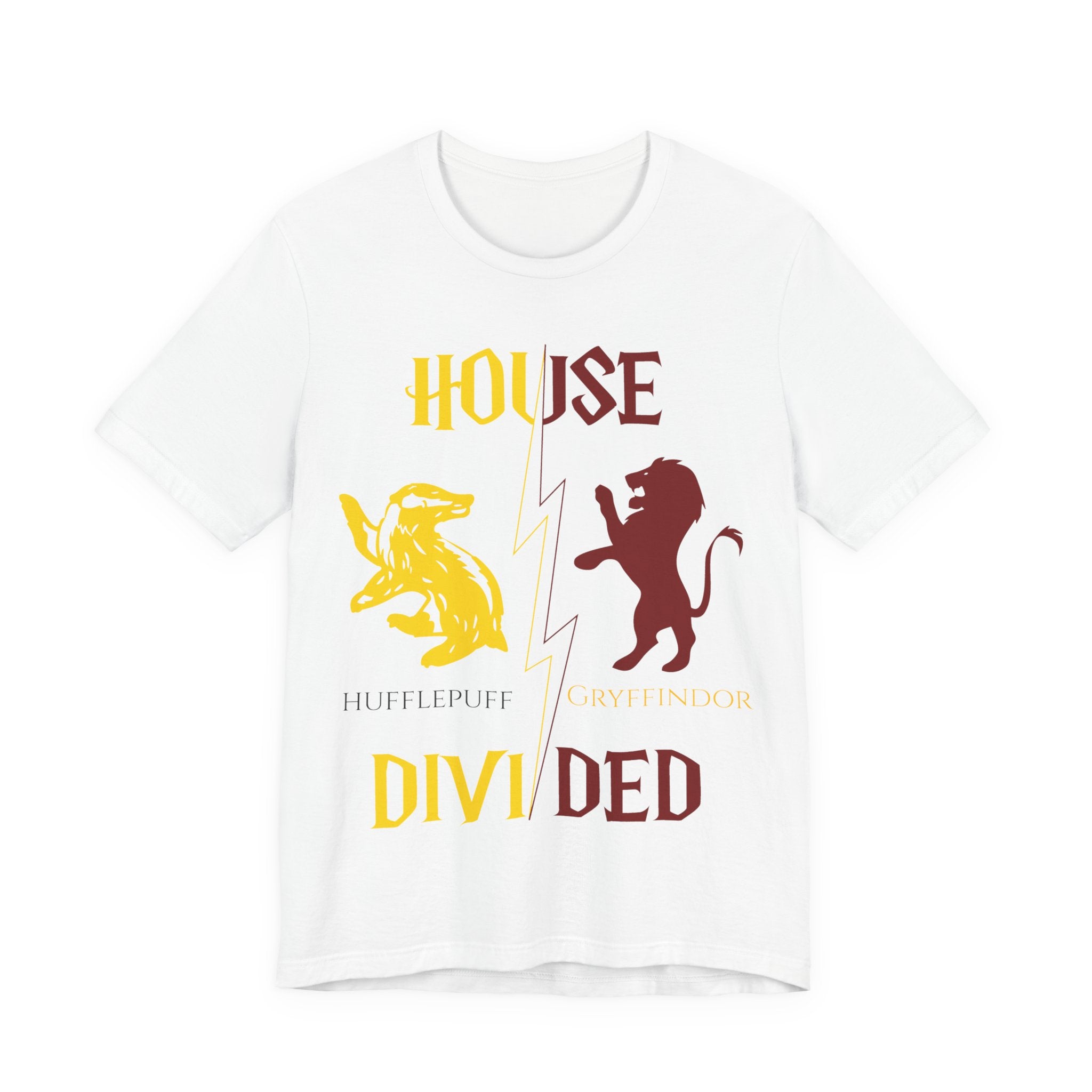 Hufflepuff Gryffindor Shirt | House Divided Tee | Wizarding Couple Gift