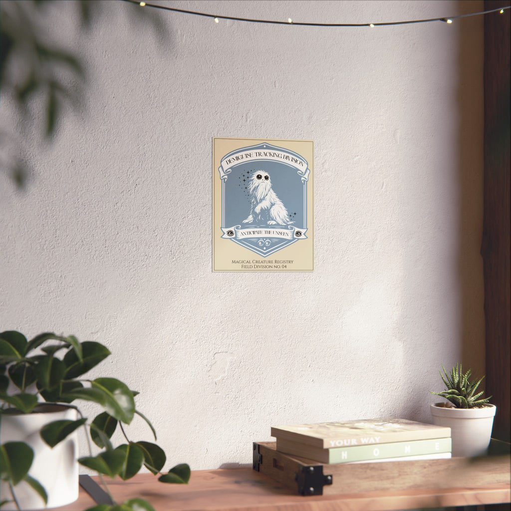 Demiguise Tracking Division Registry Print- 8x10 Fantasy Creature Wall Art