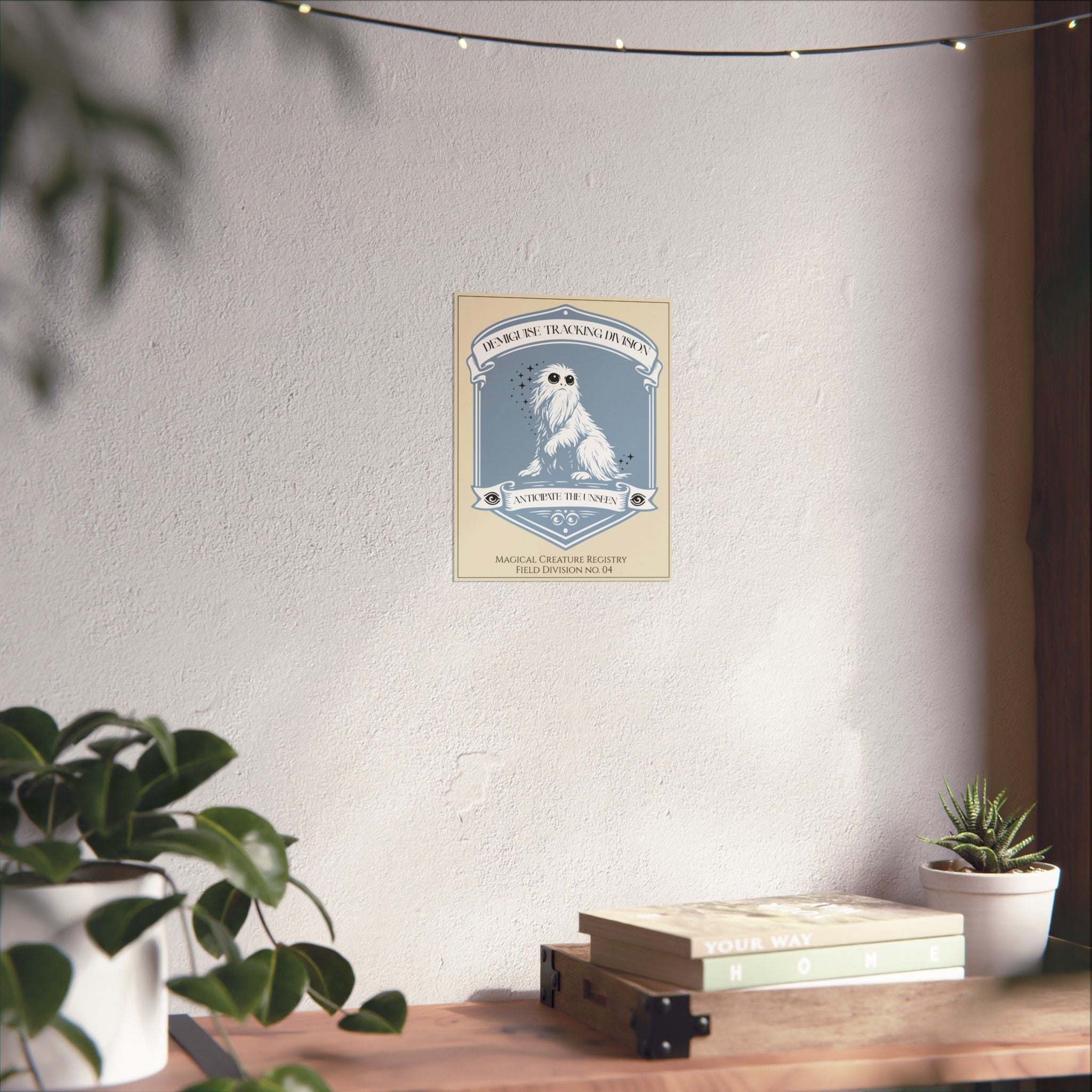 Demiguise Tracking Division Registry Print- 8x10 Fantasy Creature Wall Art