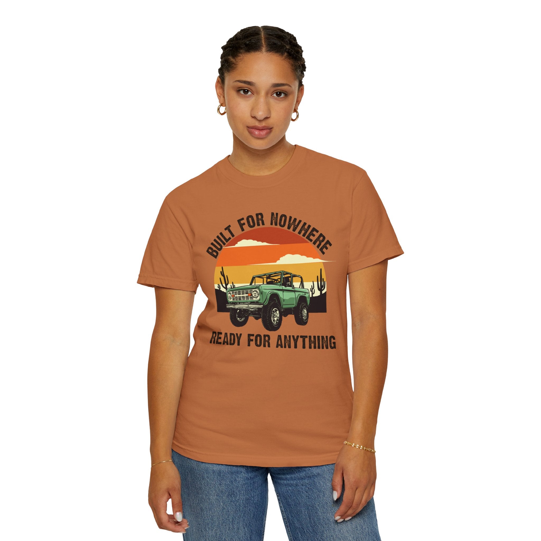 Vintage Desert 4x4 Shirt- Built for Nowhere Ready for Anything, Off Road Adventure Tee