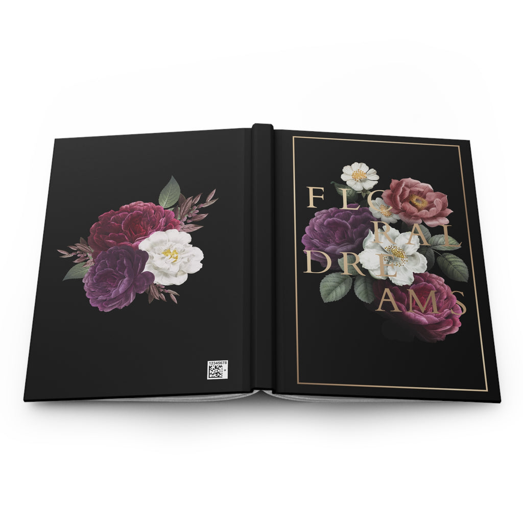 Floral Dreams Journal- Moody Peony Notebook