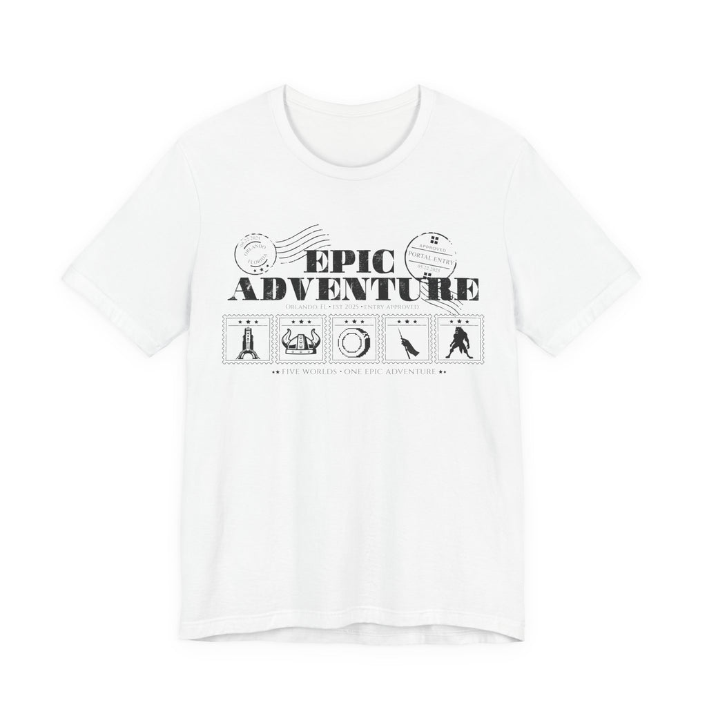 Epic Universe Portal Stamps Shirt- Orlando Park Day Tee
