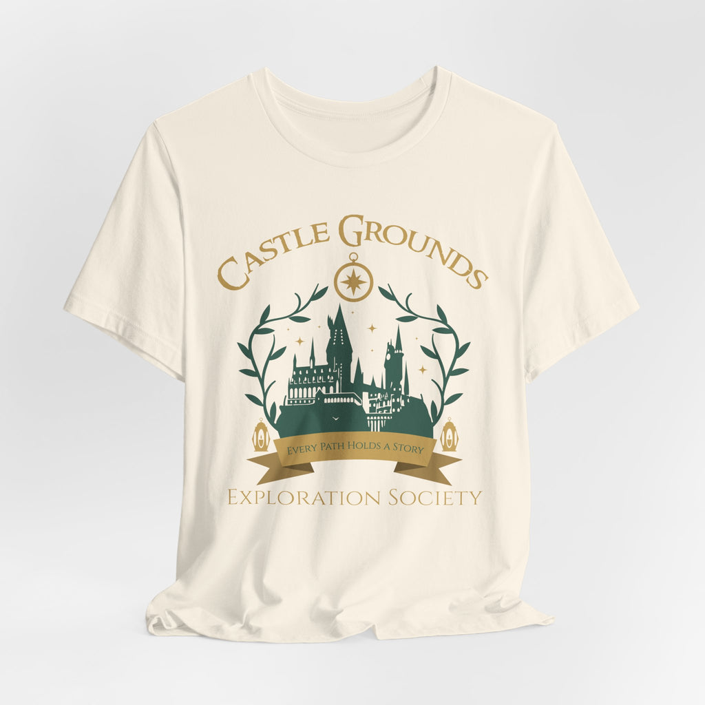 Castle Grounds Exploration Society Shirt- Wizarding Castle Tee, Fantasy Adventure Shirt