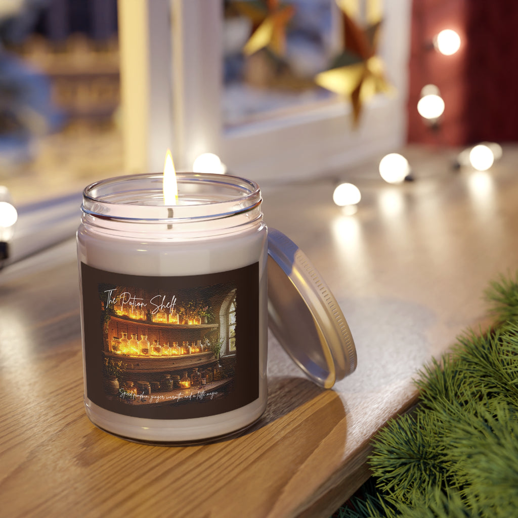 The Potion Shelf Candle- Magical Cozy Spice Scent