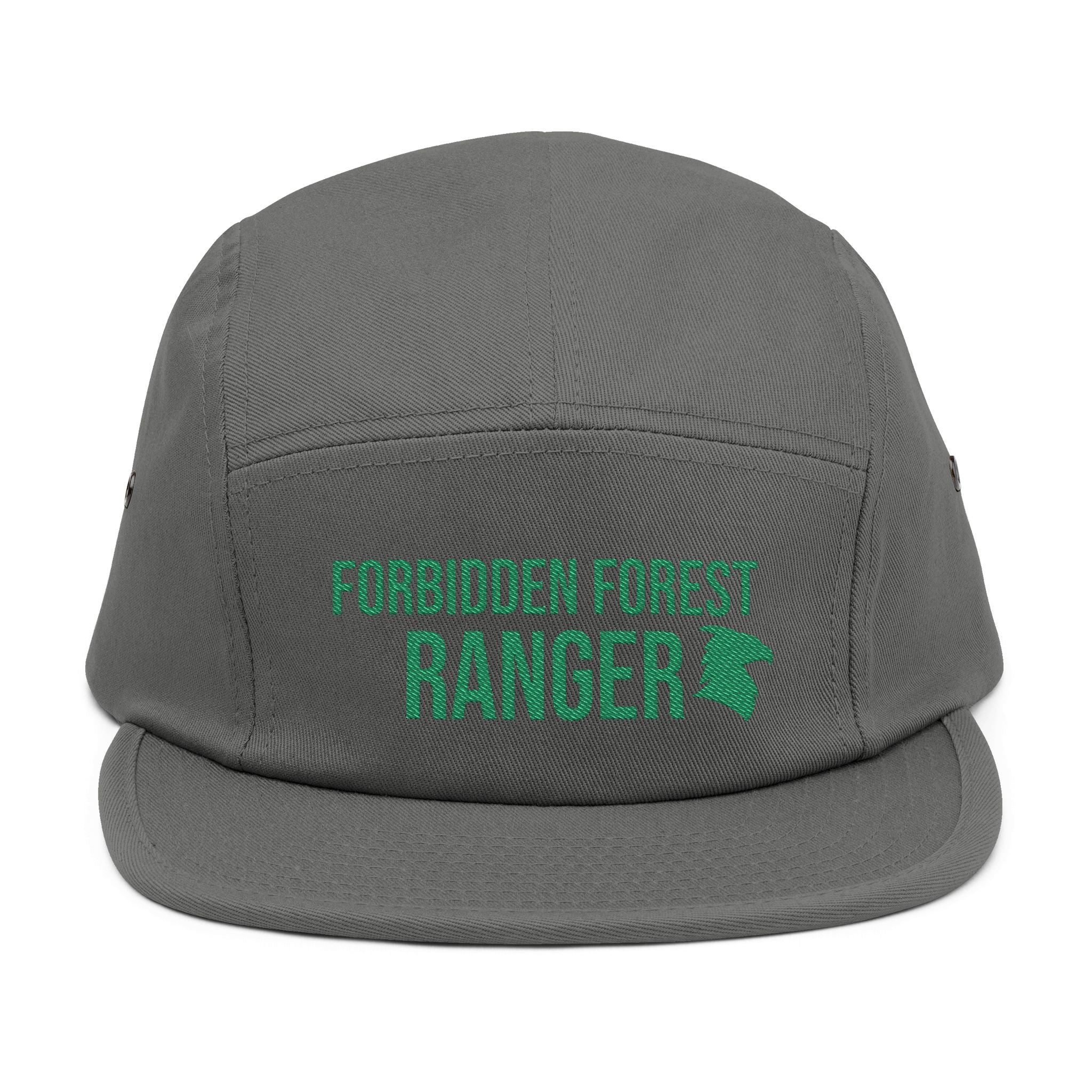 Forbidden Forest Ranger Hat- Embroidered 5 Panel Cap