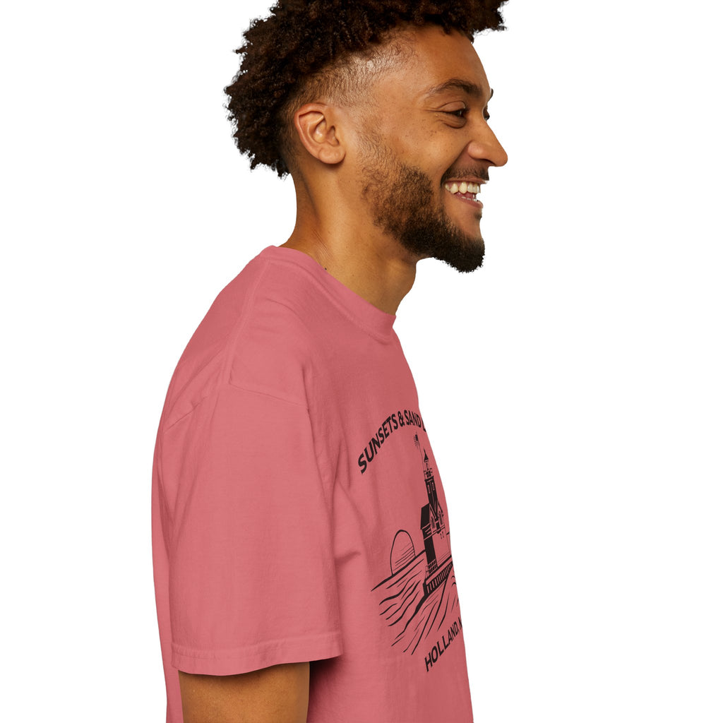 Sunsets & Sand Dunes Shirt | Holland Michigan Big Red Lighthouse Tee