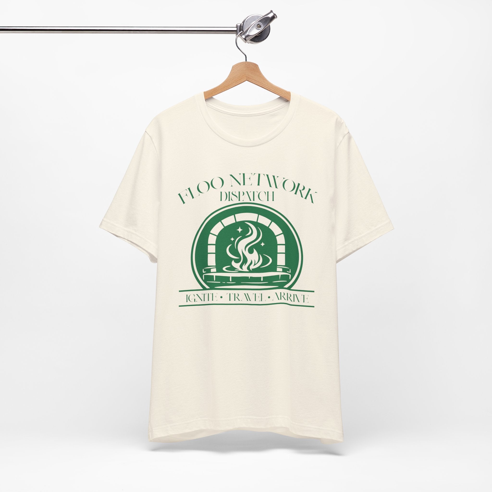 Floo Network Dispatch Shirt- Wizard Fireplace Travel Tee