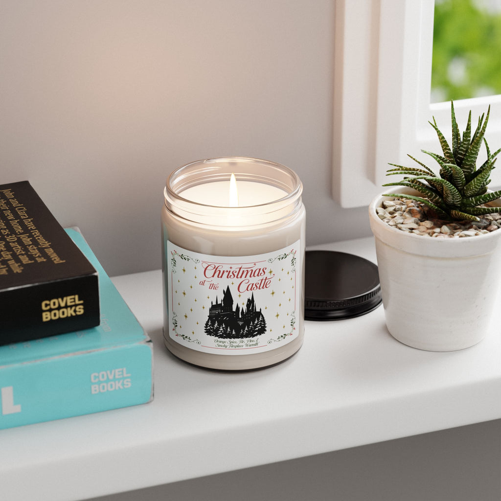 Christmas at the Castle- Orange Spice, Pine, & Smoky Fireplace Soy Candle