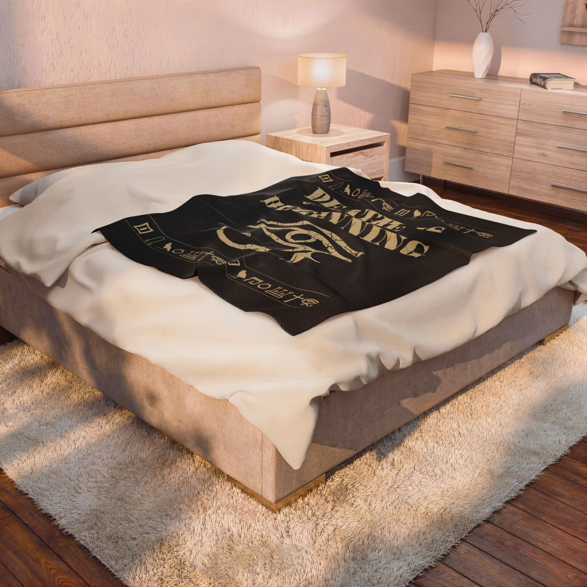Death Is Only the Beginning Blanket- Eye of Horus Throw (50x60)