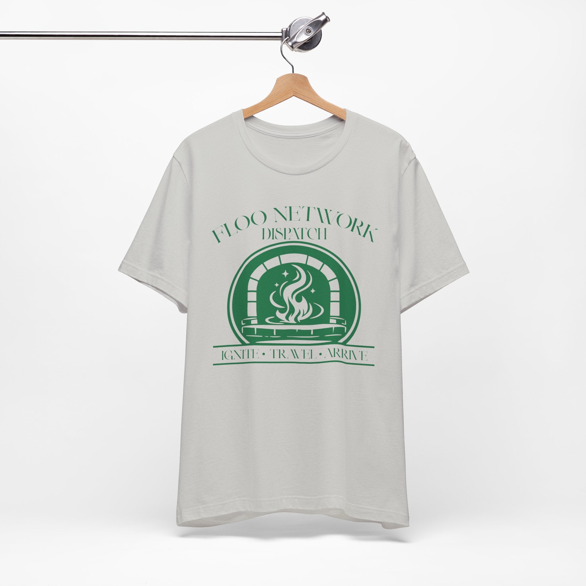 Floo Network Dispatch Shirt- Wizard Fireplace Travel Tee