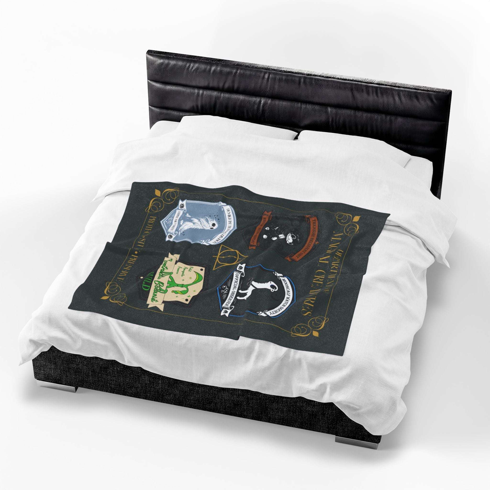 Department of Magical Creatures Blanket- Wizarding World Inspired Throw Blanket (50x60)