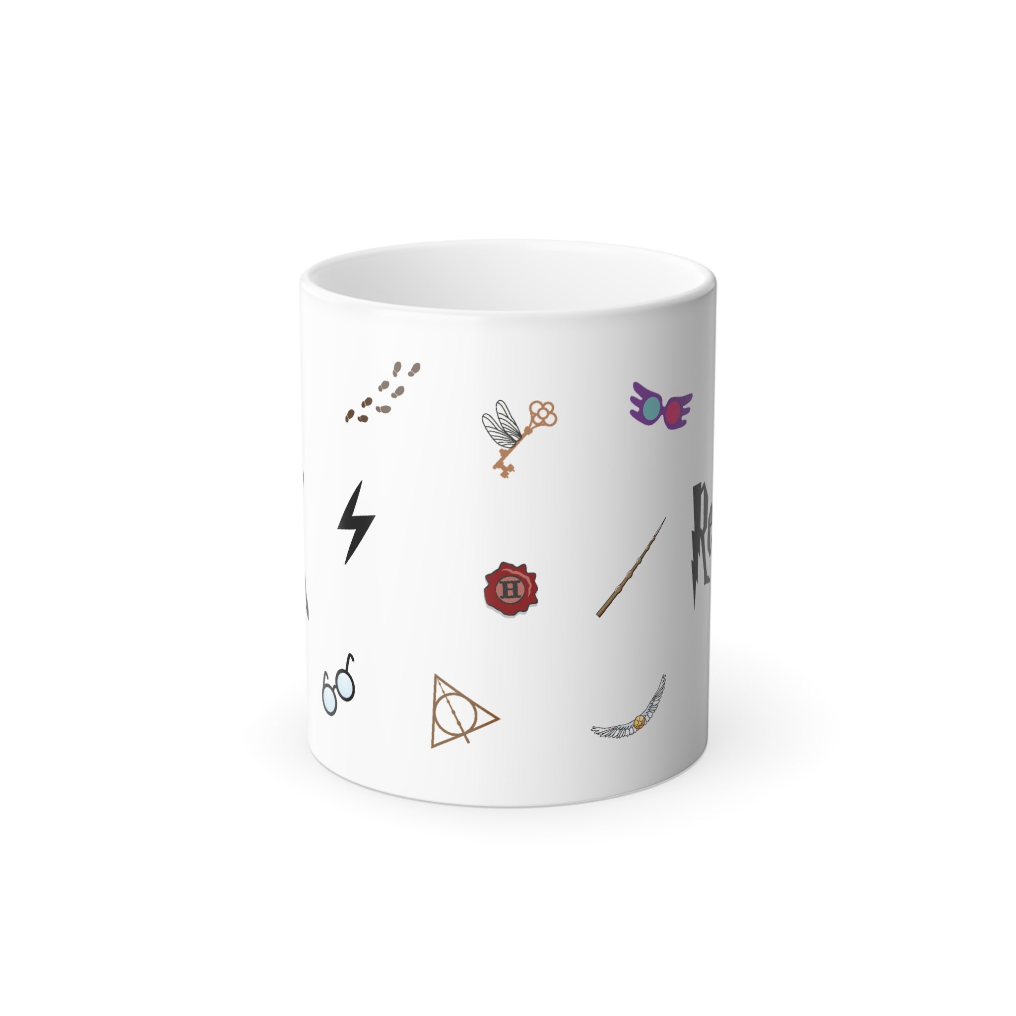 Revelio Spell Reveal Color Changing Mug- Magic Heat Reactive Mug (11oz)