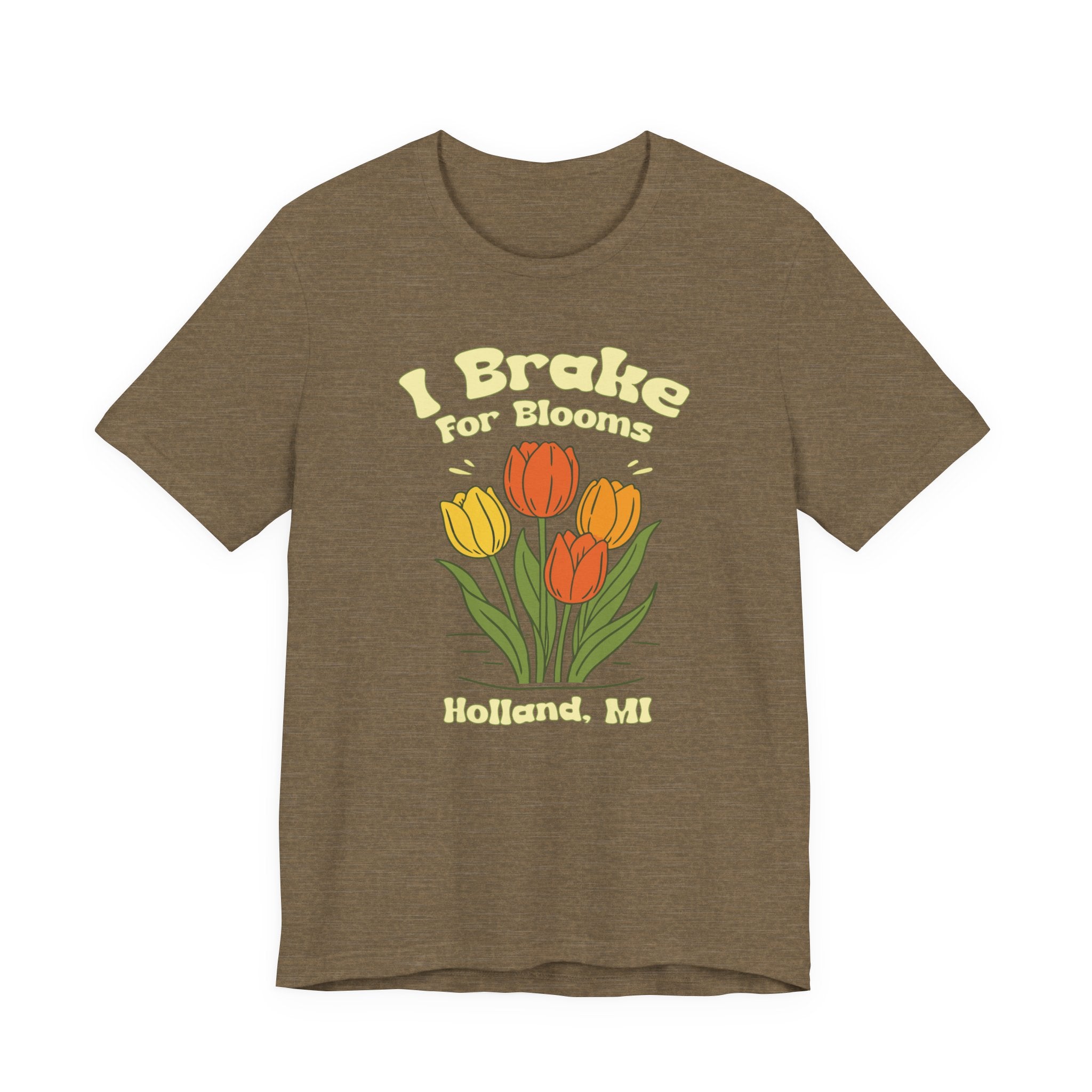 I Brake for Blooms Shirt | Holland Michigan Tulip Festival Tee