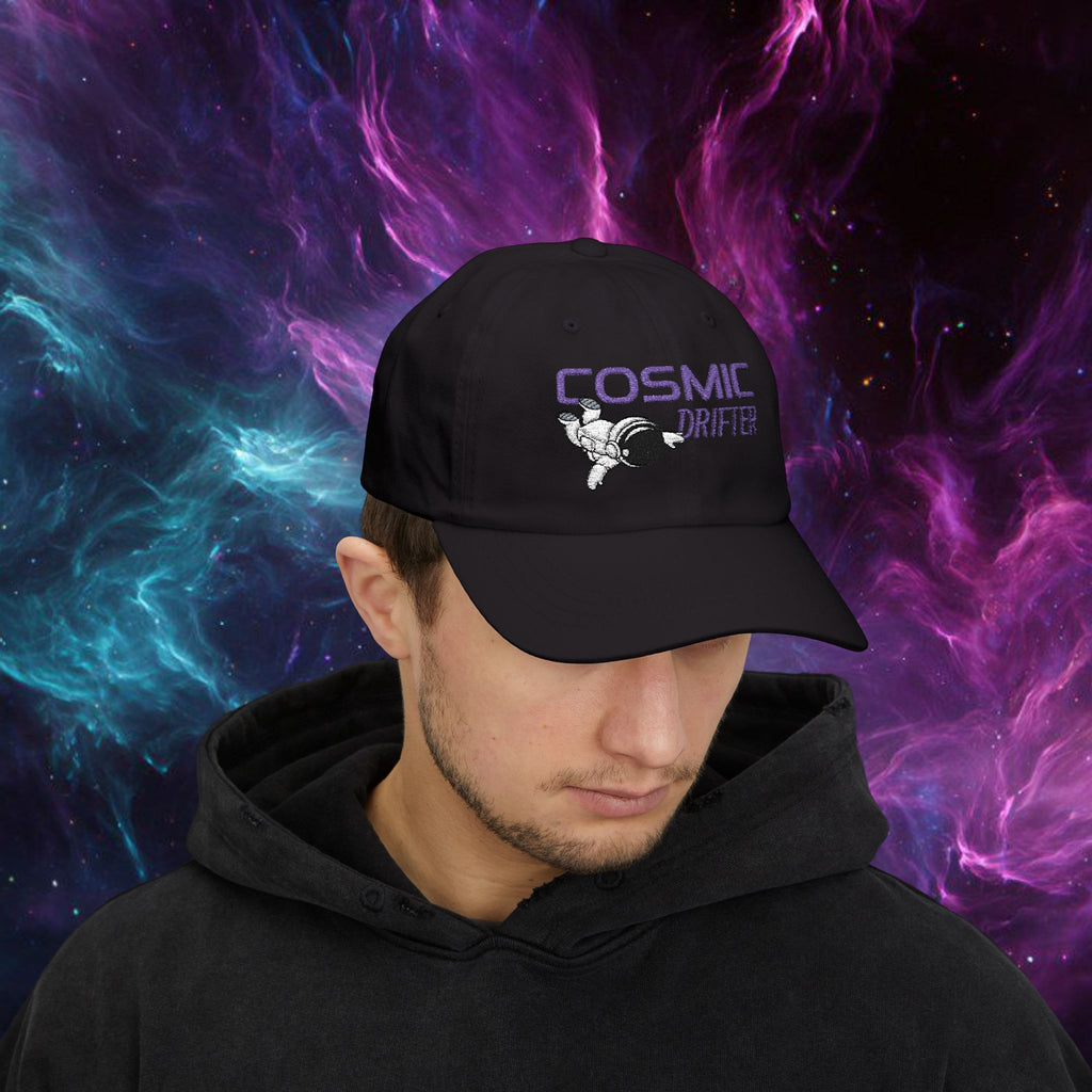 Cosmic Drifter Hat- Embroidered Astronaut Dad Cap