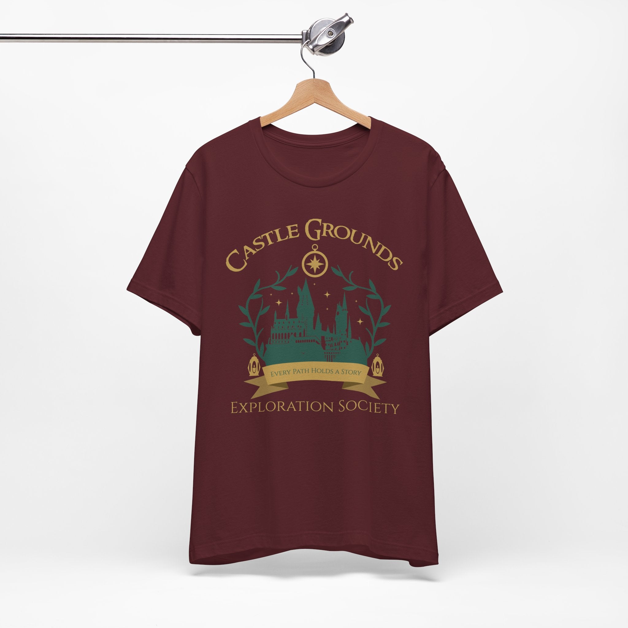 Castle Grounds Exploration Society Shirt- Wizarding Castle Tee, Fantasy Adventure Shirt