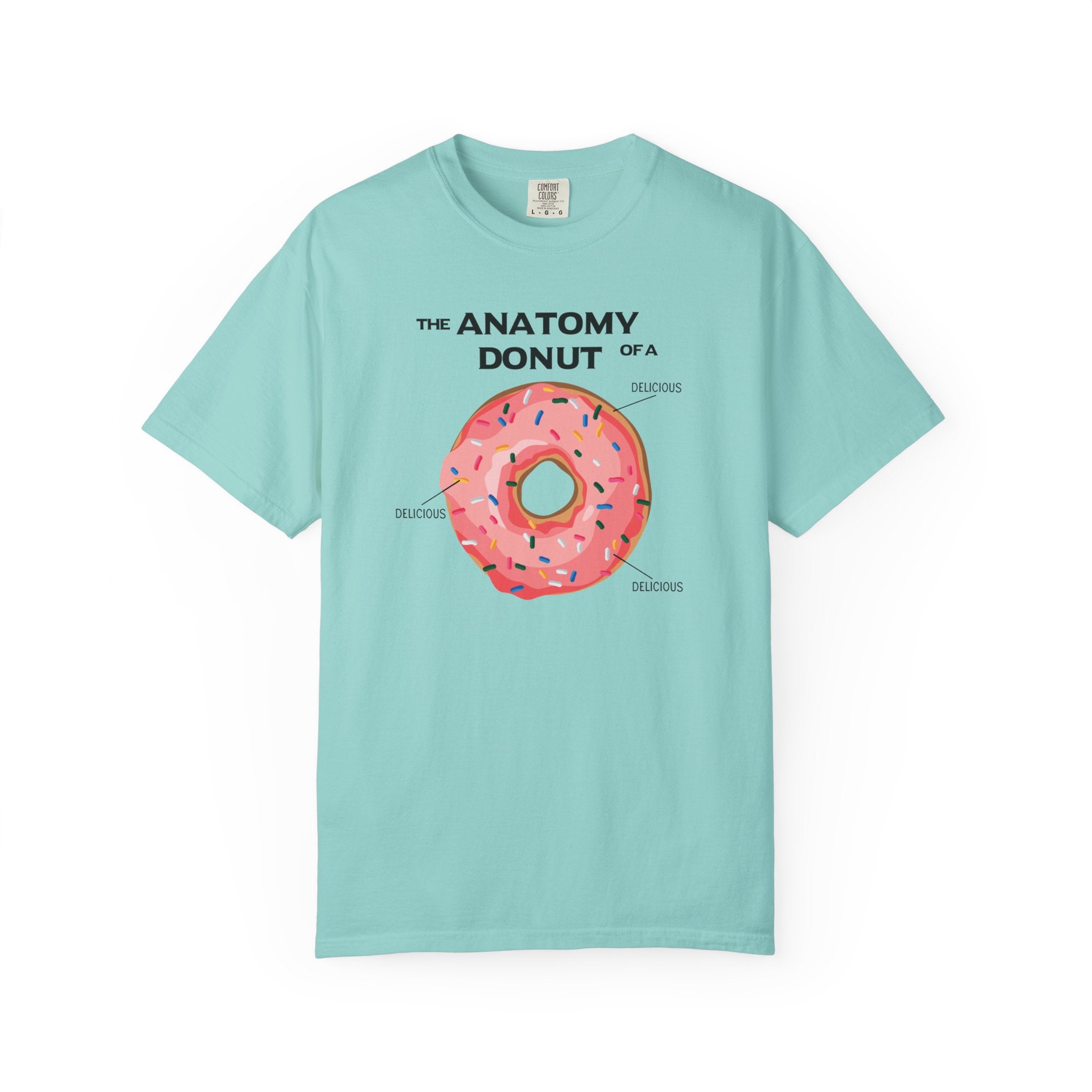 Anatomy of a Donut Shirt – Funny Foodie Comfort Colors Tee