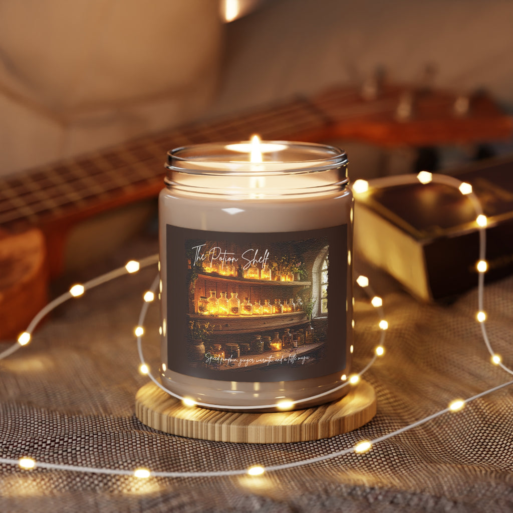 The Potion Shelf Candle- Magical Cozy Spice Scent