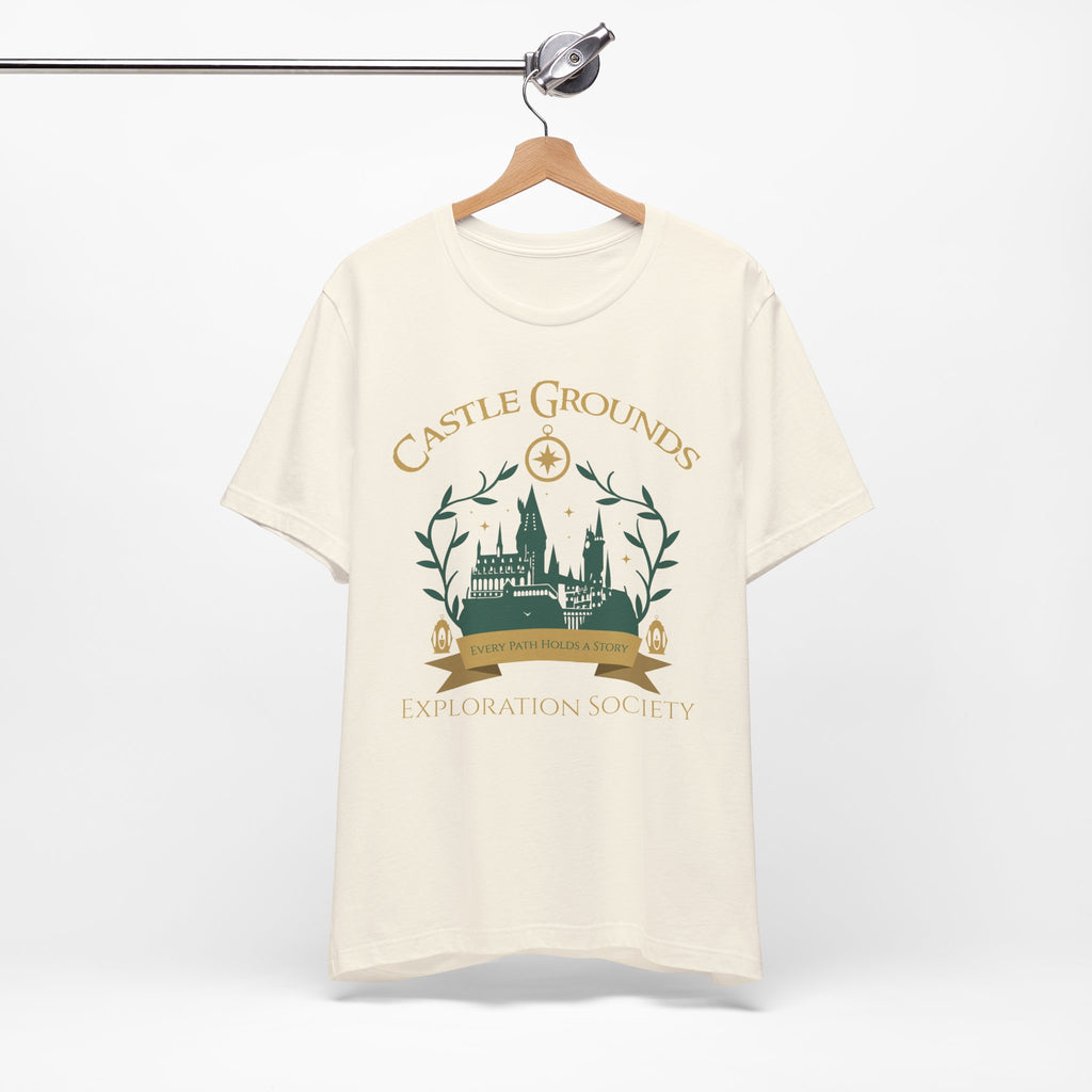 Castle Grounds Exploration Society Shirt- Wizarding Castle Tee, Fantasy Adventure Shirt