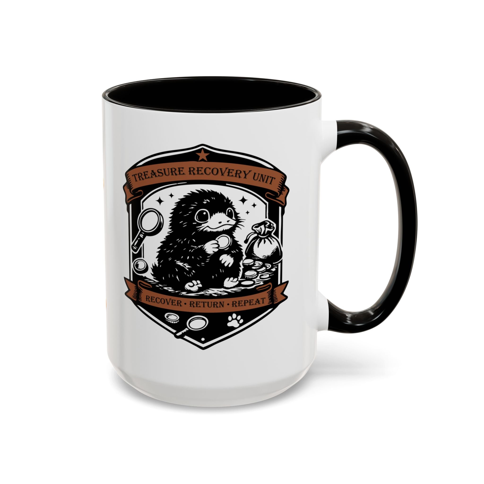 Treasure Recovery Unit Mug- Niffler Inspired 15oz Magical Creature Coffee Mug