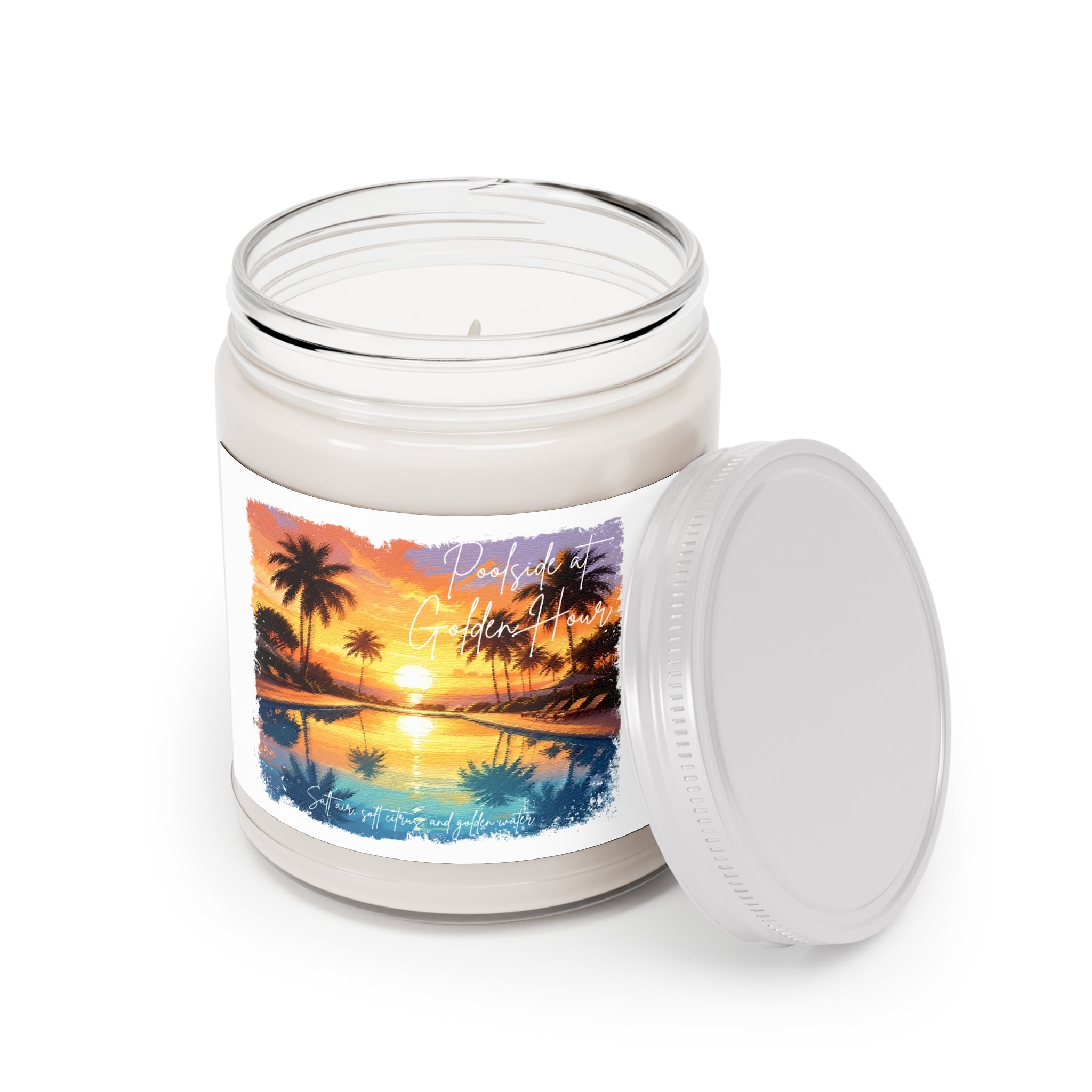 Poolside at Golden Hour Candle- Resort Sunset Scent