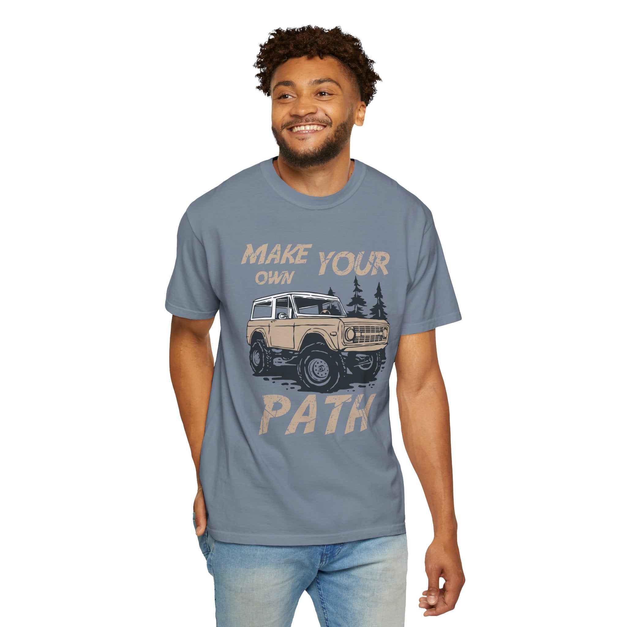 Make Your Own Path Shirt | Vintage Bronco Adventure Tee | Off-Road Explorer Gift