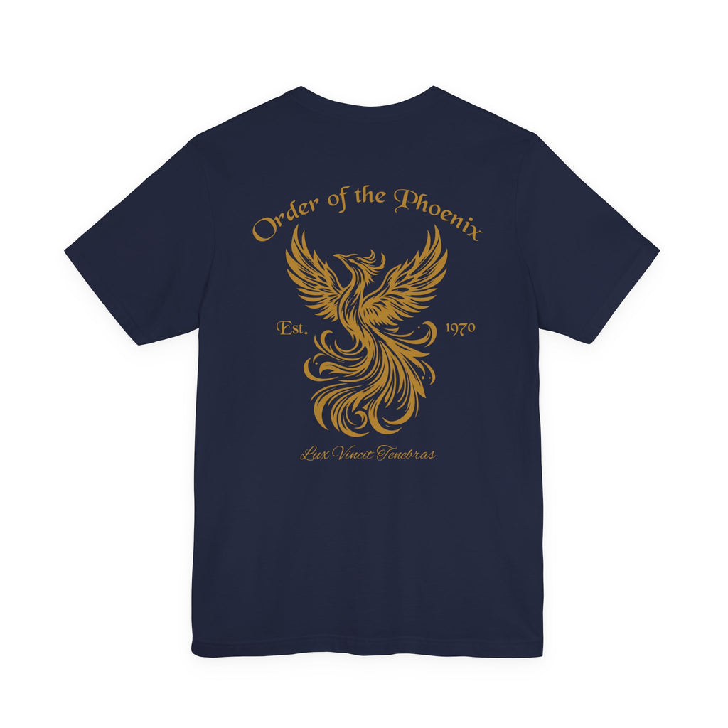 Phoenix Wizard Shirt- Lux Vincit Tenebras Double Sided Tee
