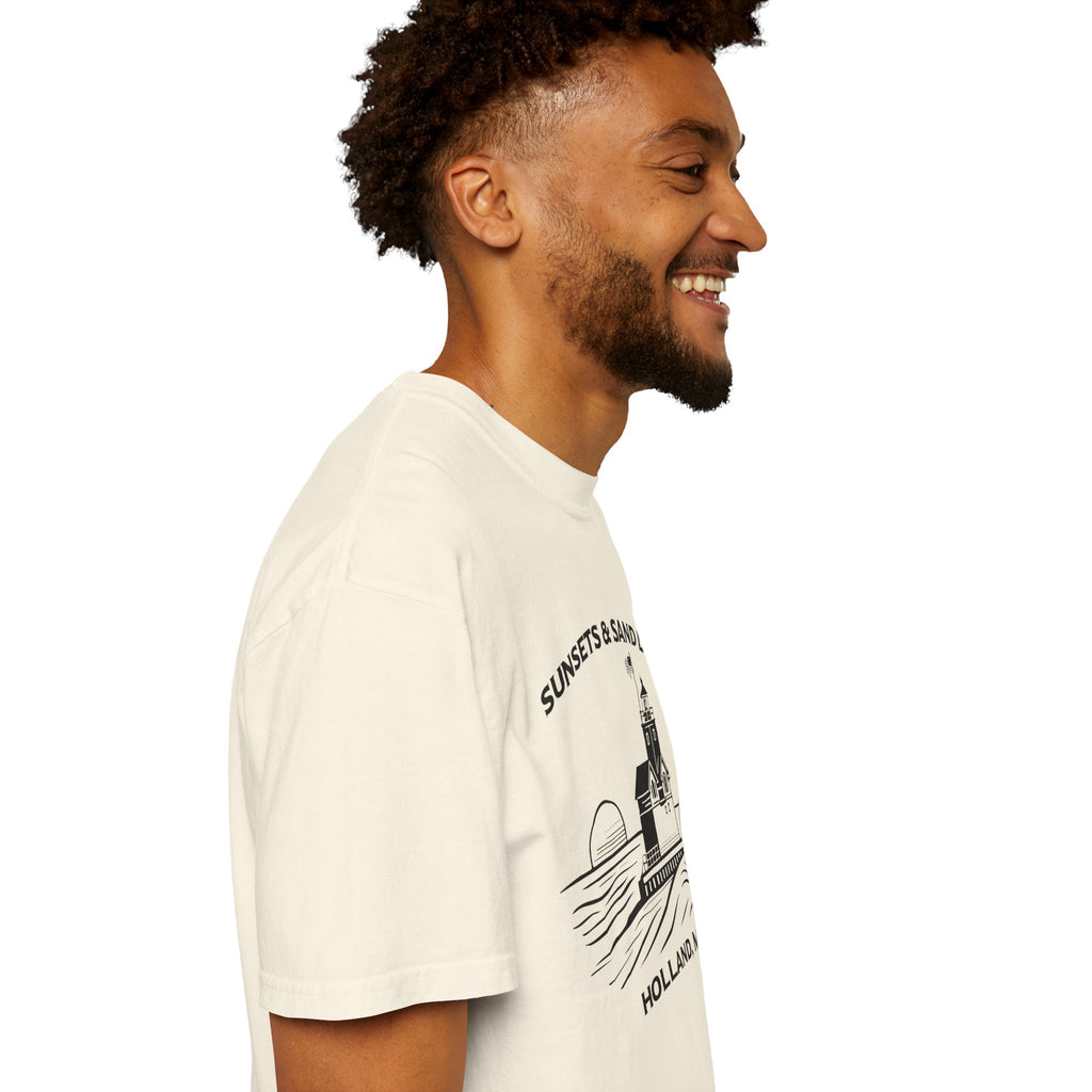 Sunsets & Sand Dunes Shirt | Holland Michigan Big Red Lighthouse Tee