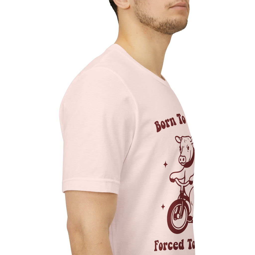 Born to Mosey Forced to Hustle Shirt | Funny Cow Tee | Meltdown Menagerie CollectionShirt