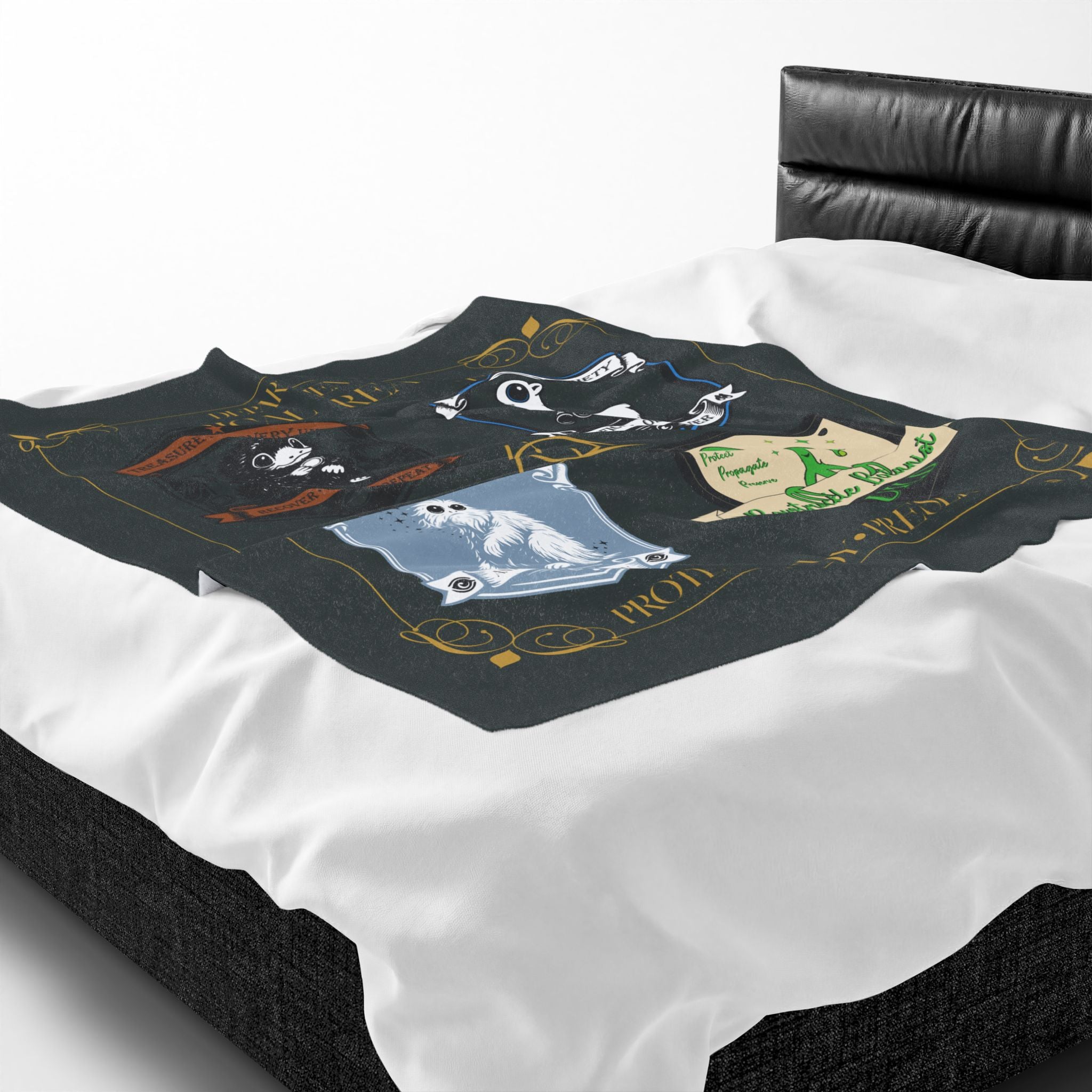 Department of Magical Creatures Blanket- Wizarding World Inspired Throw Blanket (50x60)