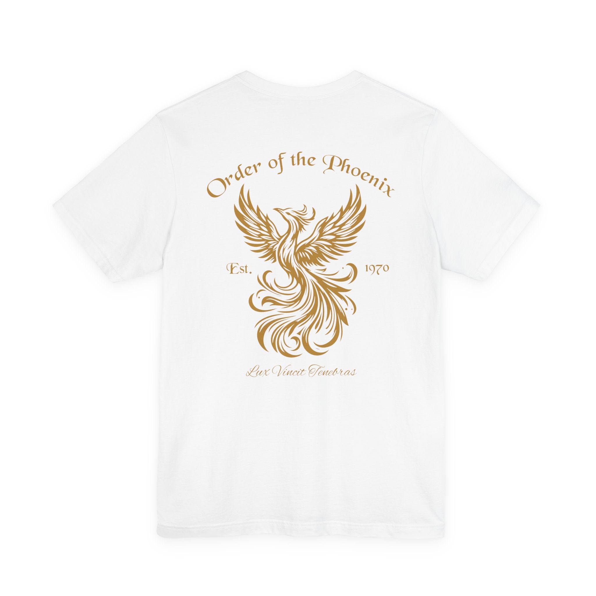 Phoenix Wizard Shirt- Lux Vincit Tenebras Double Sided Tee