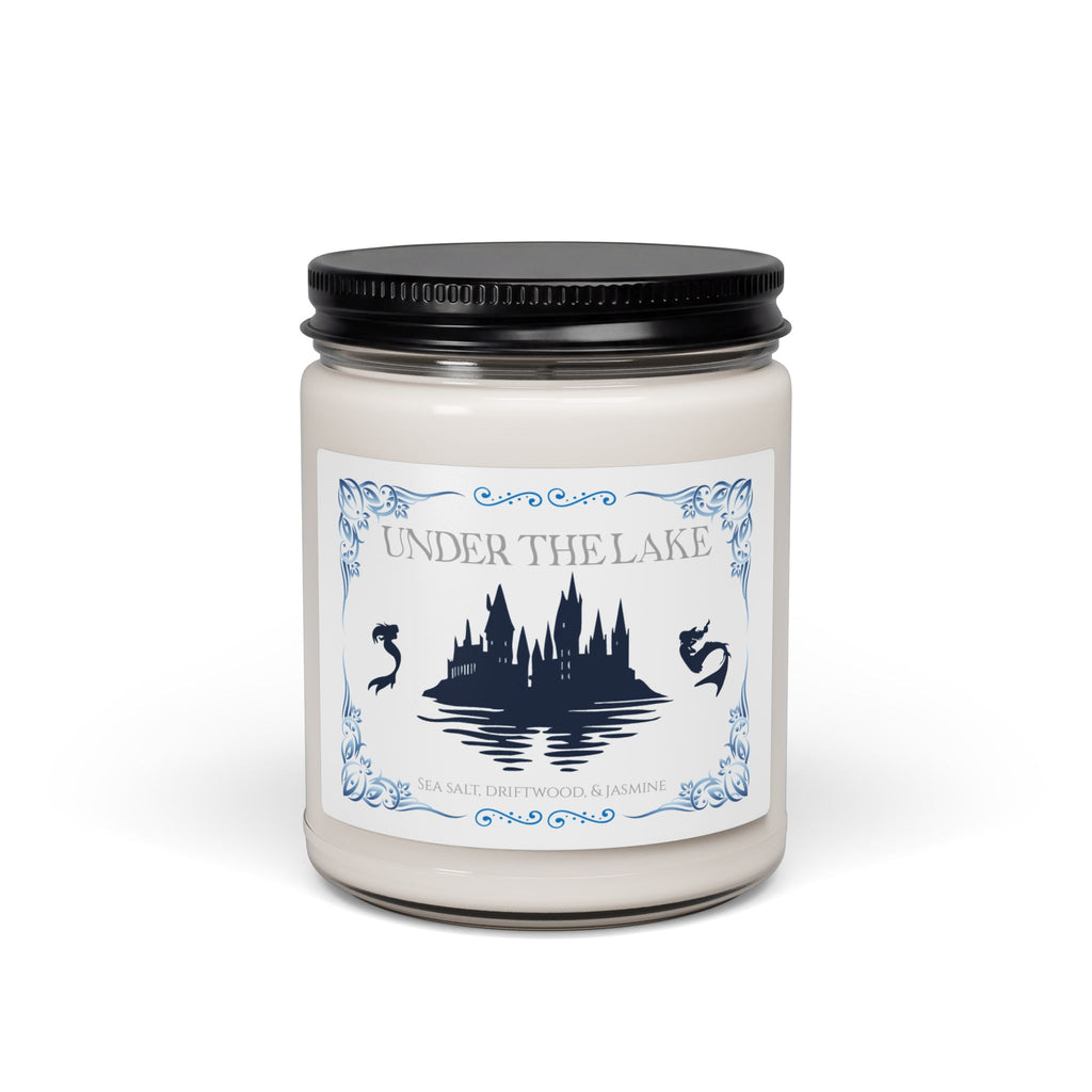Under the Lake- Sea Salt, Jasmine, & Driftwood Soy Candle, Magical Water Scent