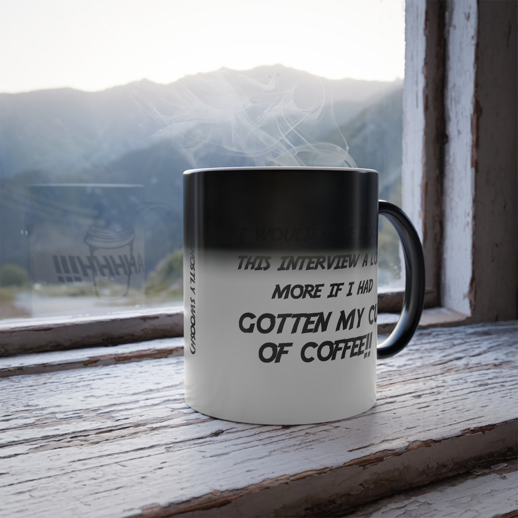 Revenge of the Mummy Mug – Brendan Fraser Coffee Quote Color-Changing Cup