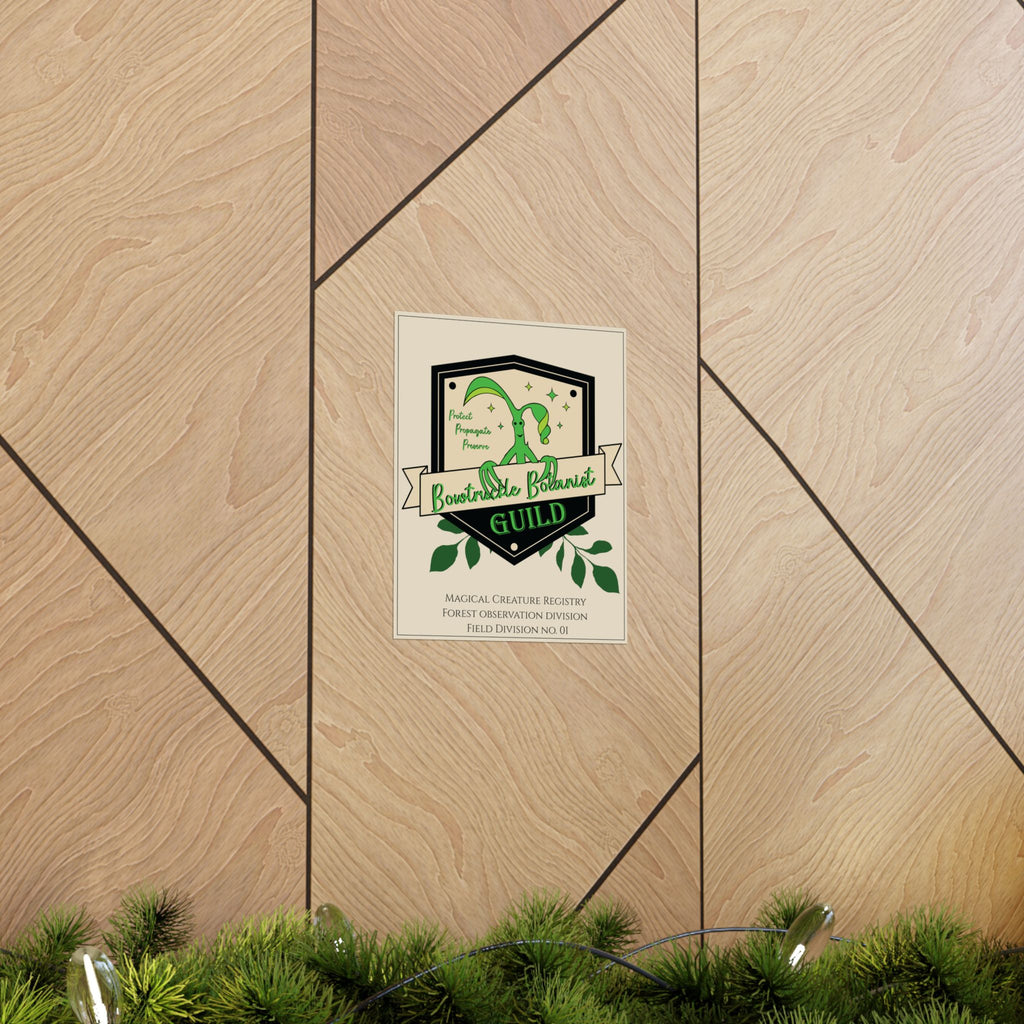 Bowtruckle Botanist Guild Registry Print- 8x10 Magical Creature Wall Art