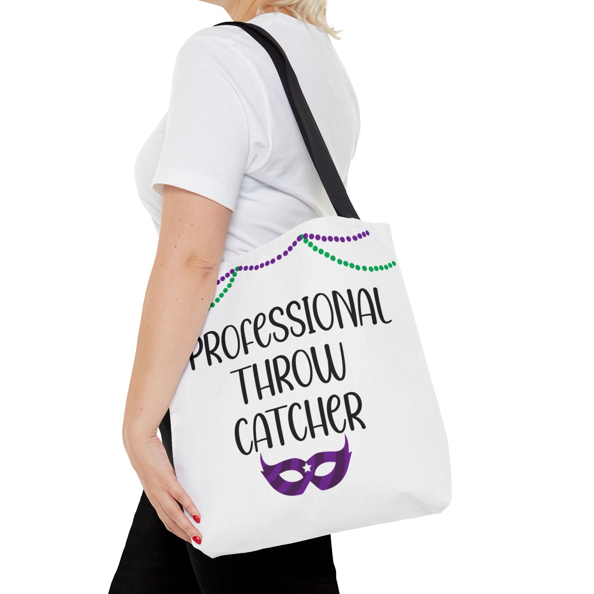 Professional Throw Catcher Mardi Gras Tote Bag