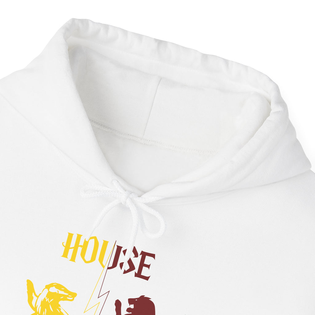 House Divided Rivalry Hoodie- Badger + Lion Wizardcore Couple Hoodie