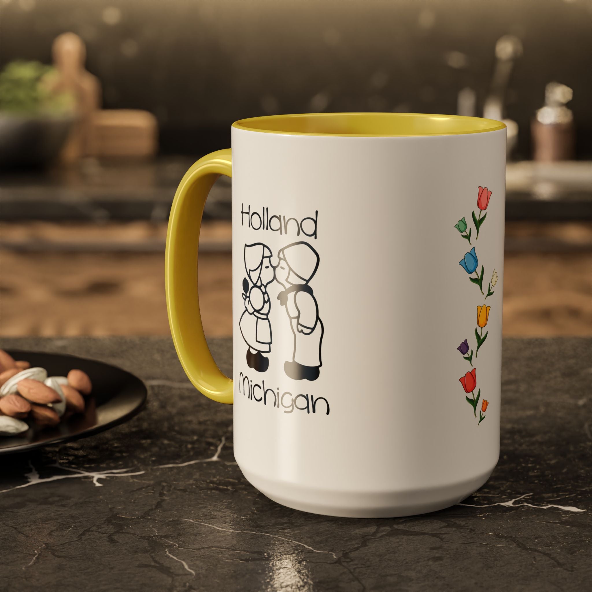 Klompen & Coffee Mug | Holland Michigan Tulip Time Souvenir