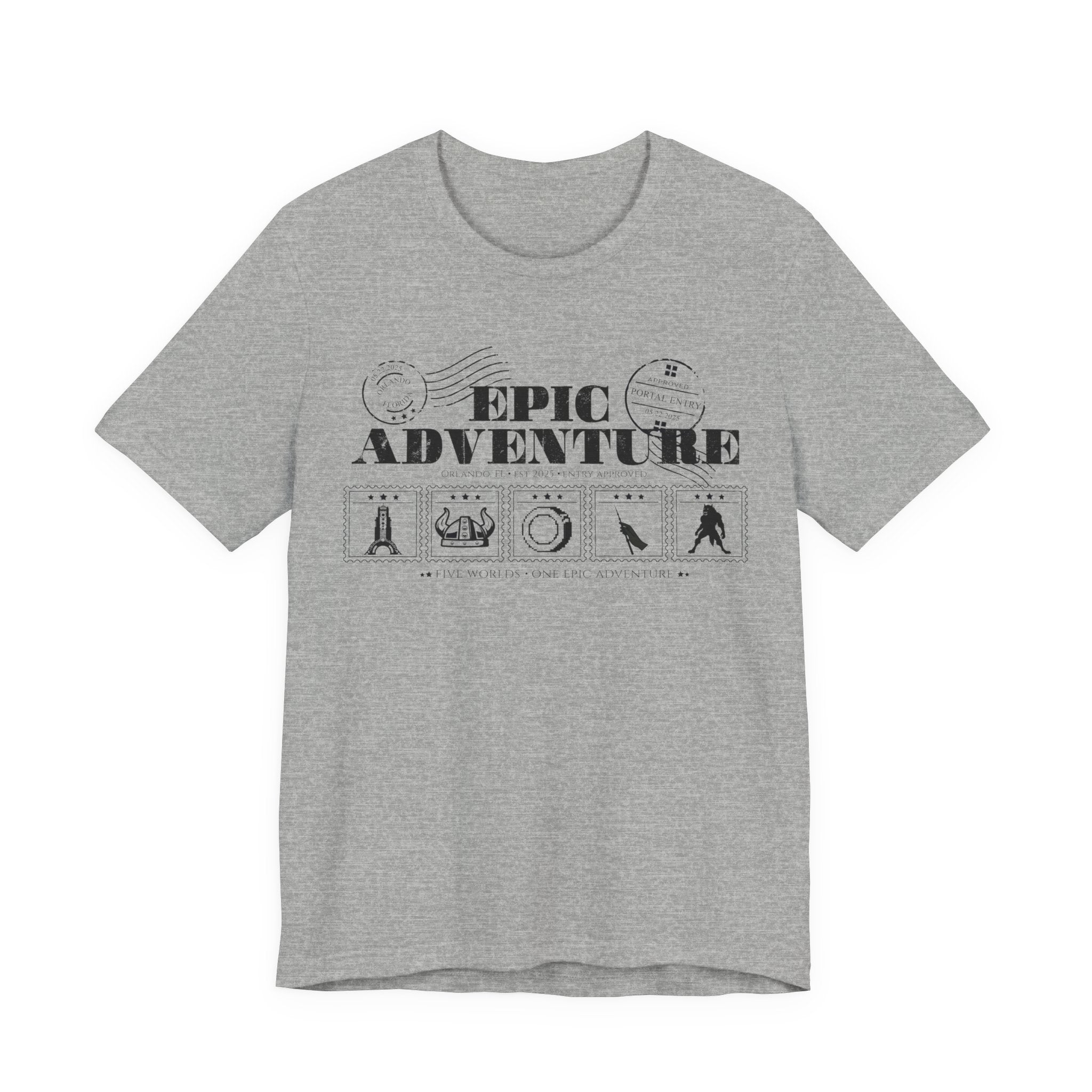 Epic Universe Portal Stamps Shirt- Orlando Park Day Tee