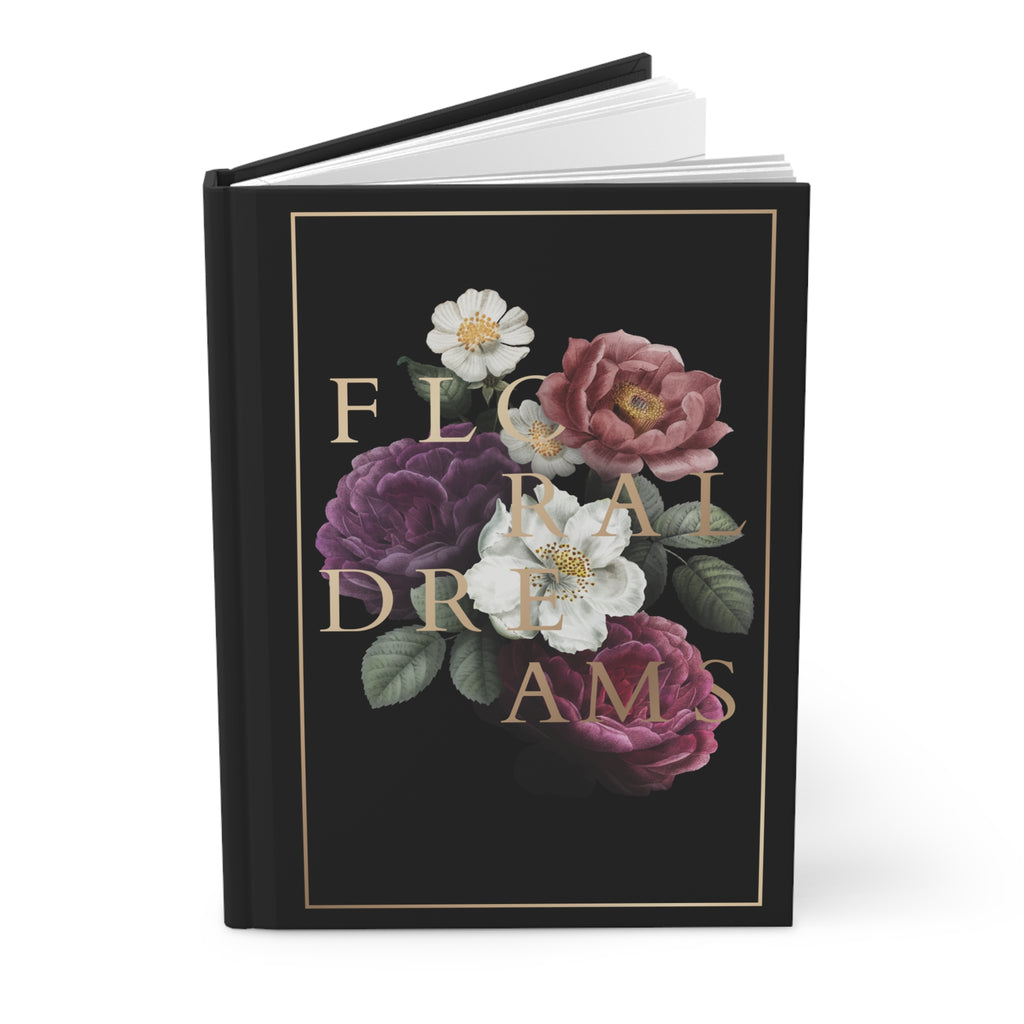 Floral Dreams Journal- Moody Peony Notebook