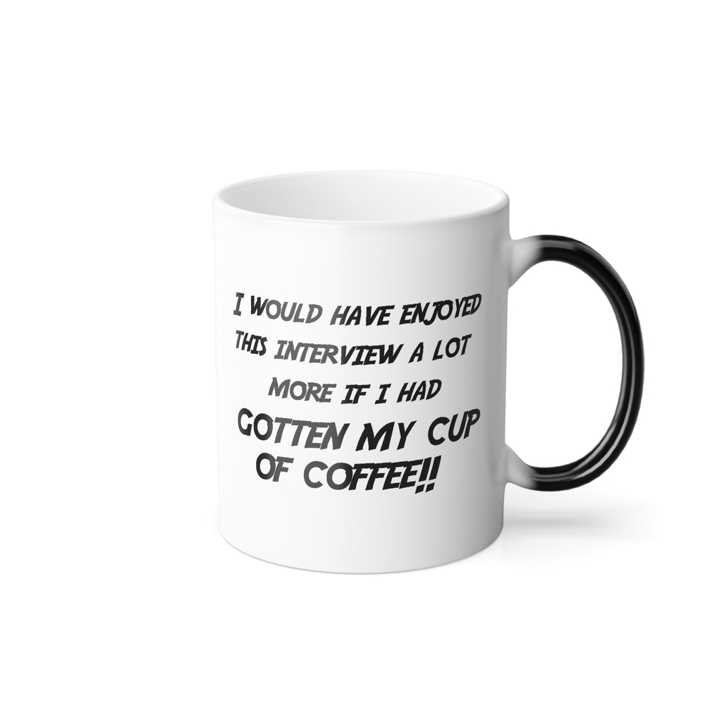 Revenge of the Mummy Mug – Brendan Fraser Coffee Quote Color-Changing Cup