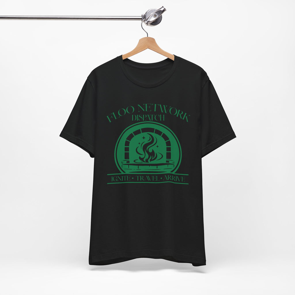 Floo Network Dispatch Shirt- Wizard Fireplace Travel Tee